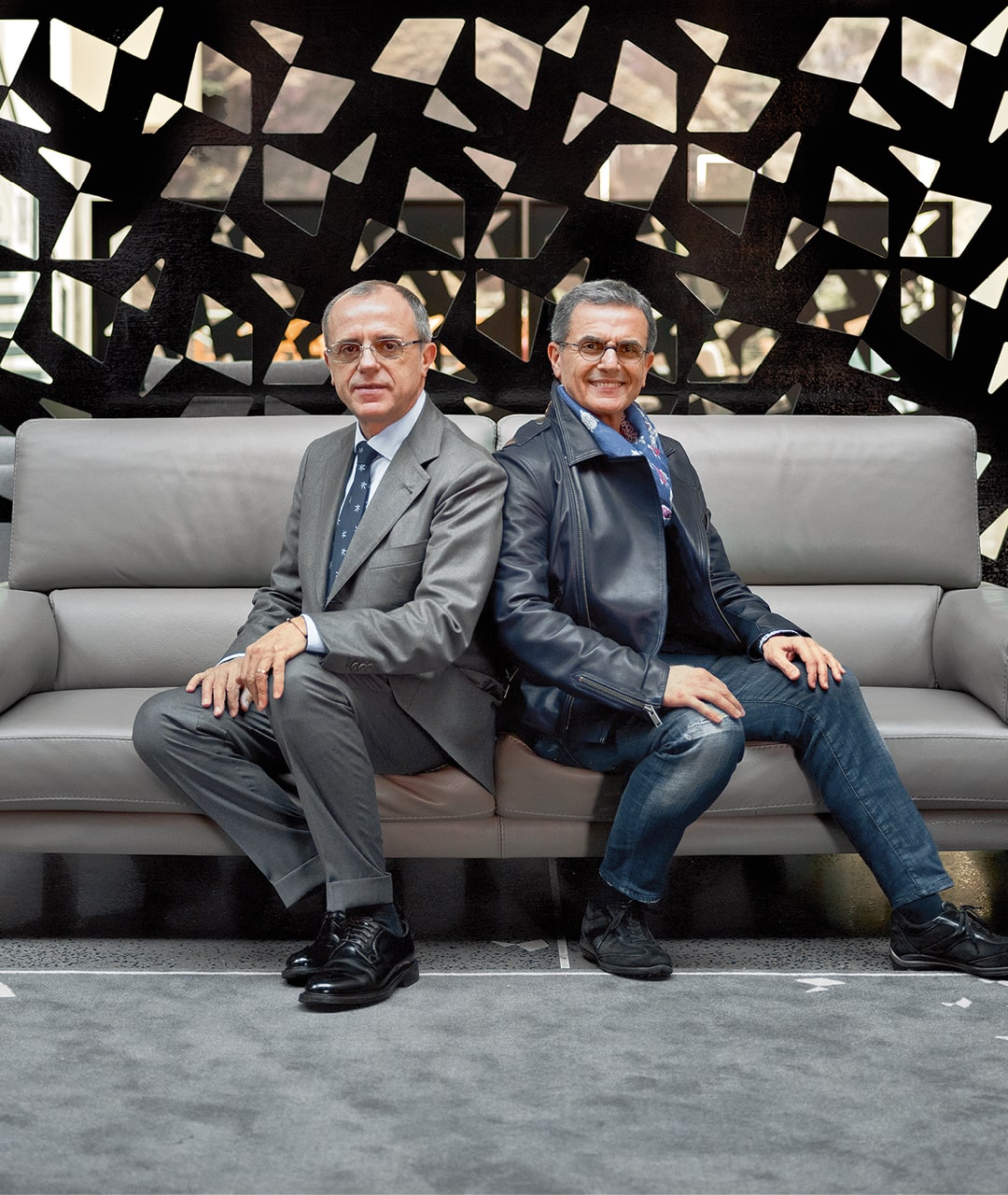 Giuseppe and Saverio Calia, sons of founder Liborio Vincenzo Calia